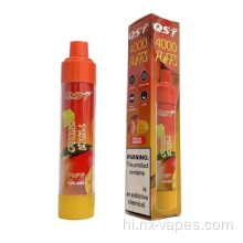 उच्च गुणवत्ता QST 4000 पफ डिस्पोजेबल vape
